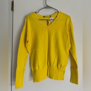 Cabi Bright Yellow Sweater